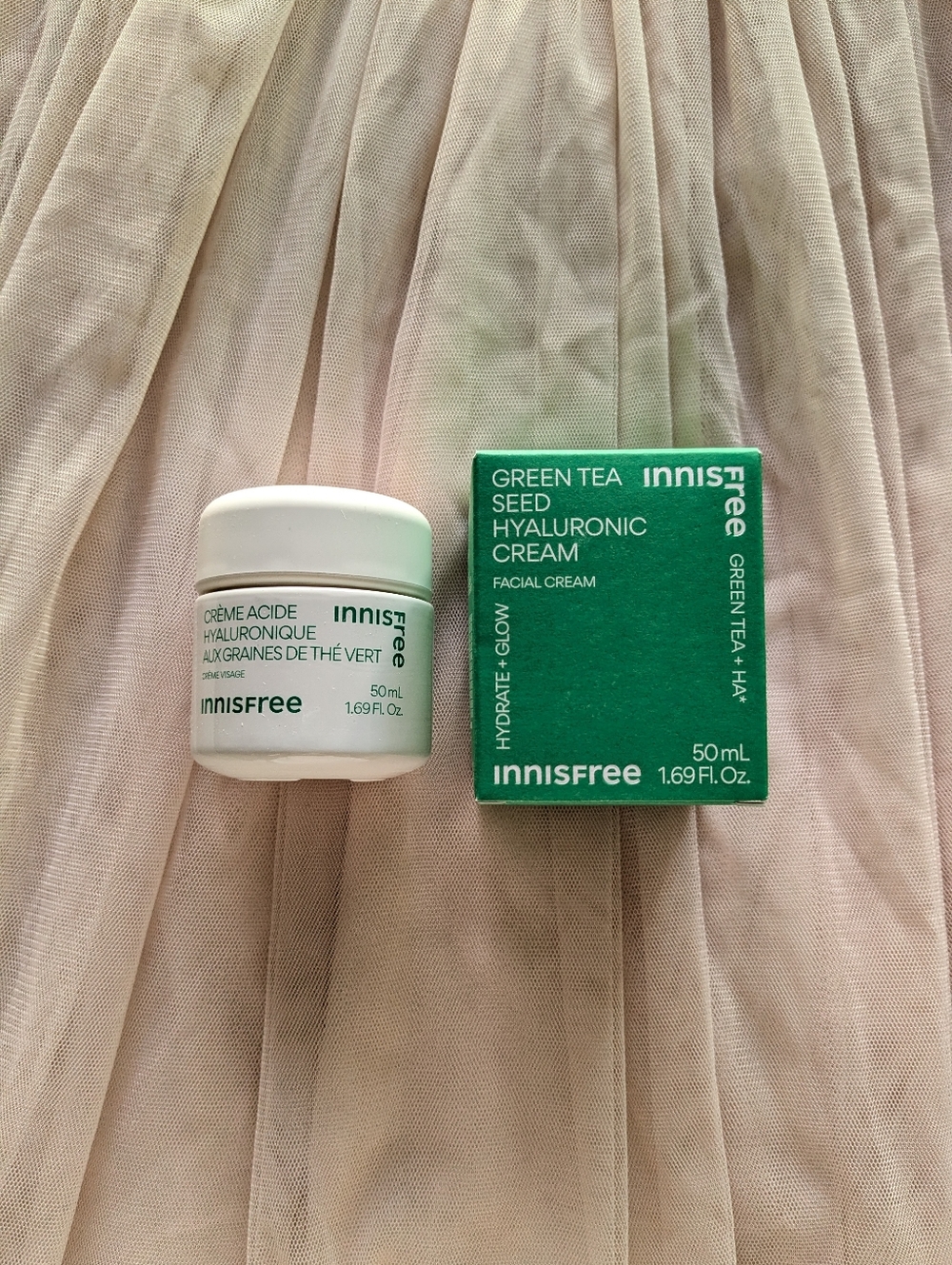 innisfree Green Tea Hyaluronic Acid Hydrating Cream 1.69 oz